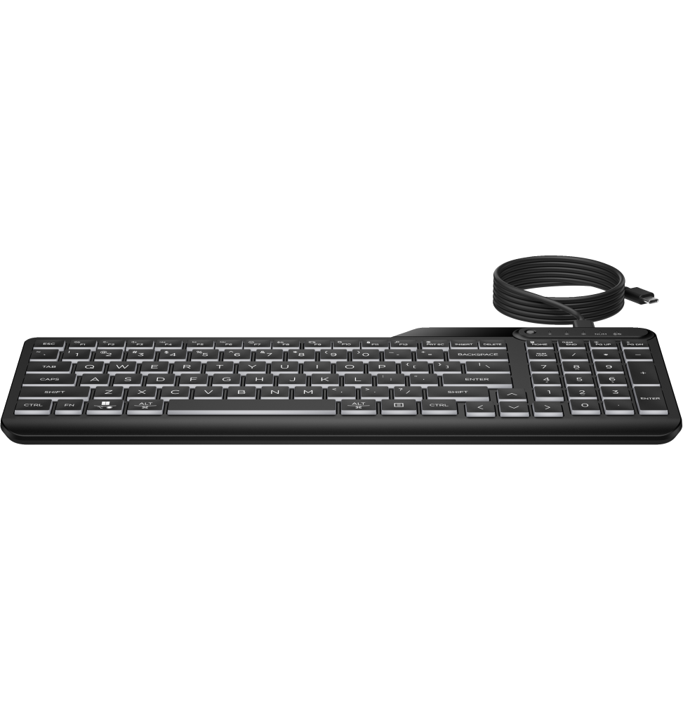 7N7C1AA HP 405 Multi-Device Backlit Wired Keyboard