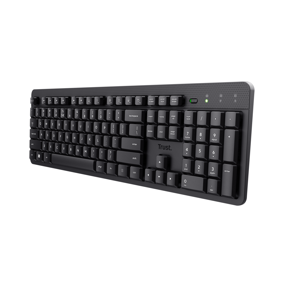 25012 Trust Ody II tastiera RF Wireless QWERTY Inglese US Nero