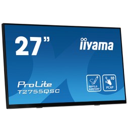 iiyama ProLite T2755QSC-B1 Monitor PC 68,6 cm (27") 2560 x 1440 Pixel Full HD LCD Touch screen Nero