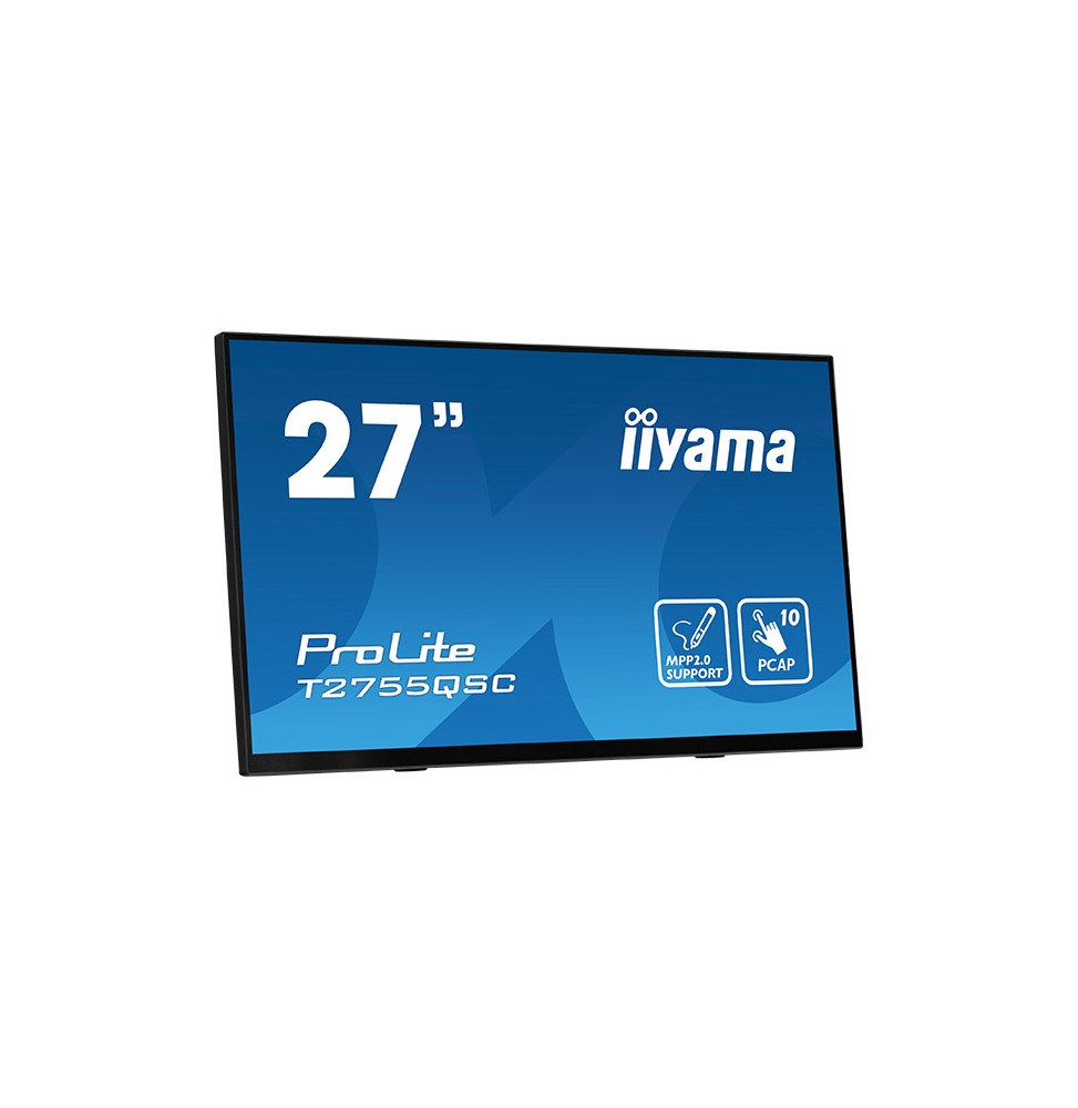 iiyama ProLite T2755QSC-B1 Monitor PC 68,6 cm (27") 2560 x 1440 Pixel Full HD LCD Touch screen Nero