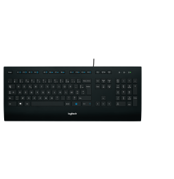 920-005210 Logitech K280E Pro f/ Business tastiera USB AZERTY Francese Nero