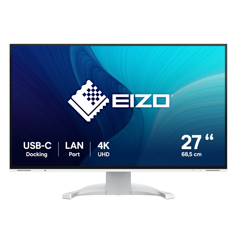 EIZO FlexScan EV2740X-WT Monitor PC 68,6 cm (27") 3840 x 2160 Pixel 4K Ultra HD LCD Bianco