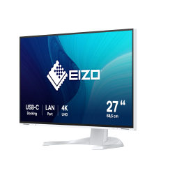EIZO FlexScan EV2740X-WT Monitor PC 68,6 cm (27") 3840 x 2160 Pixel 4K Ultra HD LCD Bianco