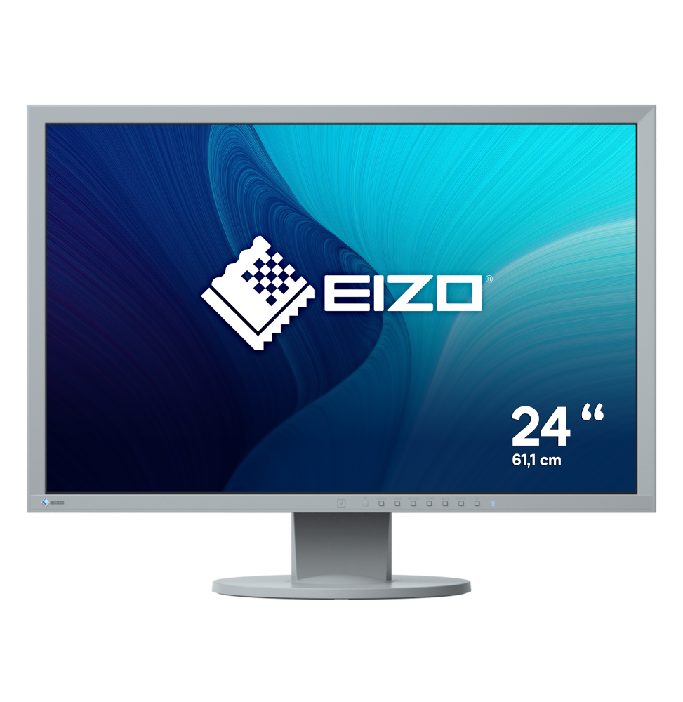 EIZO FlexScan EV2430-GY LED display 61,2 cm (24.1") 1920 x 1200 Pixel WUXGA Grigio