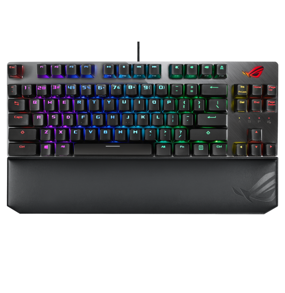 90MP00N6-BKIA00 ASUS ROG Strix Scope NX TKL Deluxe tastiera USB Nero, Grigio