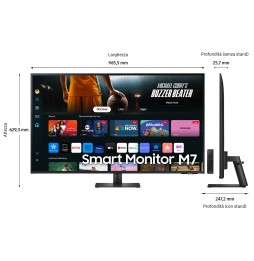 LS43DM702UUXEN Samsung Smart Monitor M7 - M70D da 43'' UHD Flat