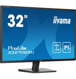 iiyama ProLite X3270QSU-B1 Monitor PC 81,3 cm (32") 2560 x 1440 Pixel Wide Quad HD LED Nero