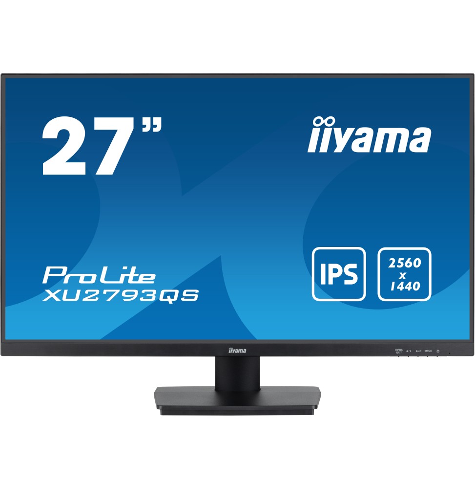 iiyama ProLite XU2793QS-B6 Monitor PC 54,6 cm (21.5") 2560 x 1440 Pixel Full HD LED Nero
