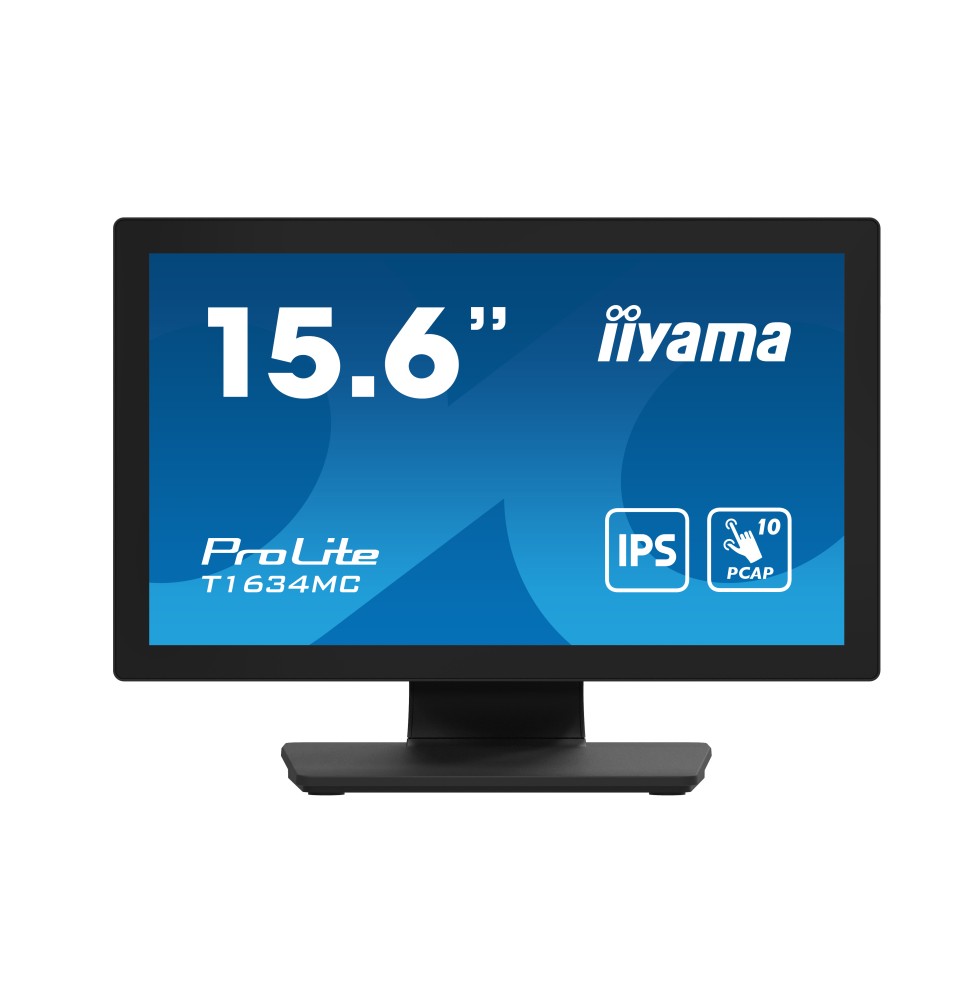 iiyama ProLite T1634MC-B1S Monitor PC 39,6 cm (15.6") 1920 x 1080 Pixel Full HD LED Touch screen Ner