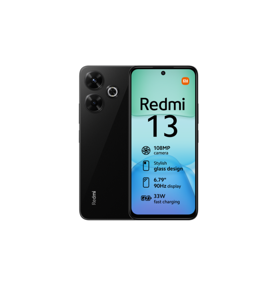 MZB0GZ5EU Xiaomi Redmi 13 17,2 cm (6.79") USB tipo-C 6 GB 128 GB 5030 mAh Nero