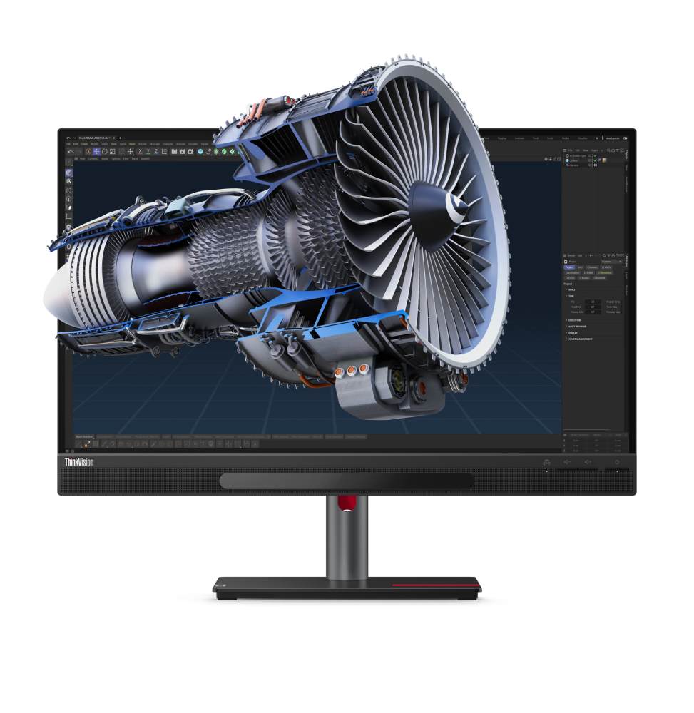 63F1UAT3IT Lenovo ThinkVision 27 3D LED display 68,6 cm (27") 3840 x 2160 Pixel 4K Ultra HD Nero