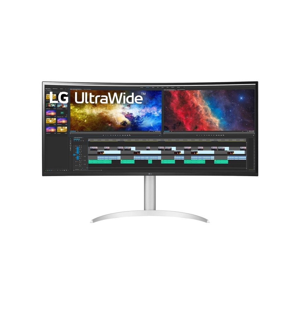 LG 38BQ85C-W Monitor PC 95,2 cm (37.5") 3840 x 1600 Pixel Quad HD+ Bianco