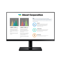 LF24T450FQRX/EN Samsung T45F Monitor PC 61 cm (24") 1920 x 1080 Pixel Full HD LCD Nero