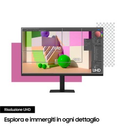 LS32D700EAUXEN Samsung ViewFinity Monitor HRM S7 - S70D da 32'' UHD Flat