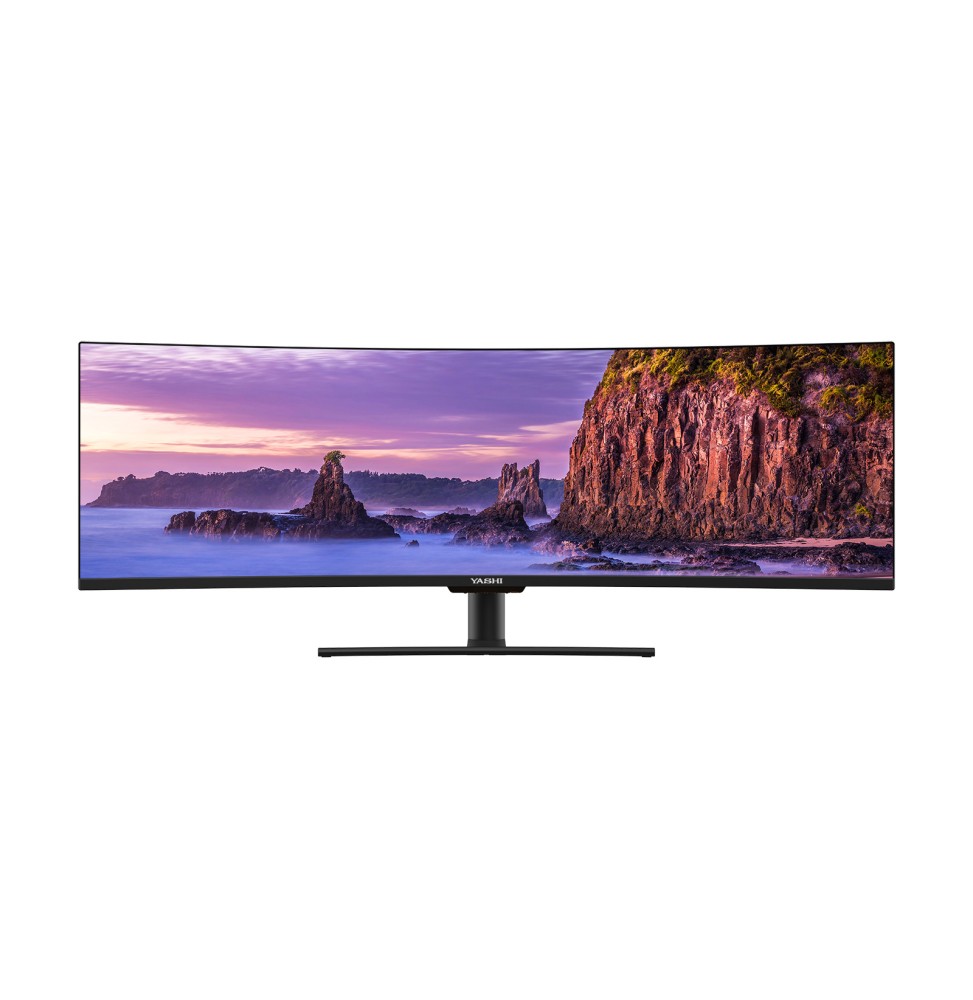YASHI YZ4908 Monitor PC 124,5 cm (49") 3840 x 1080 Pixel 4K Ultra HD LED Nero