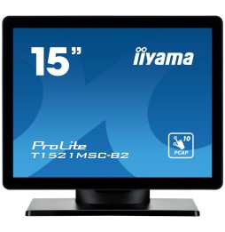 iiyama ProLite T1521MSC-B2 Monitor PC 38,1 cm (15") 1024 x 768 Pixel XGA LED Touch screen Da tavolo