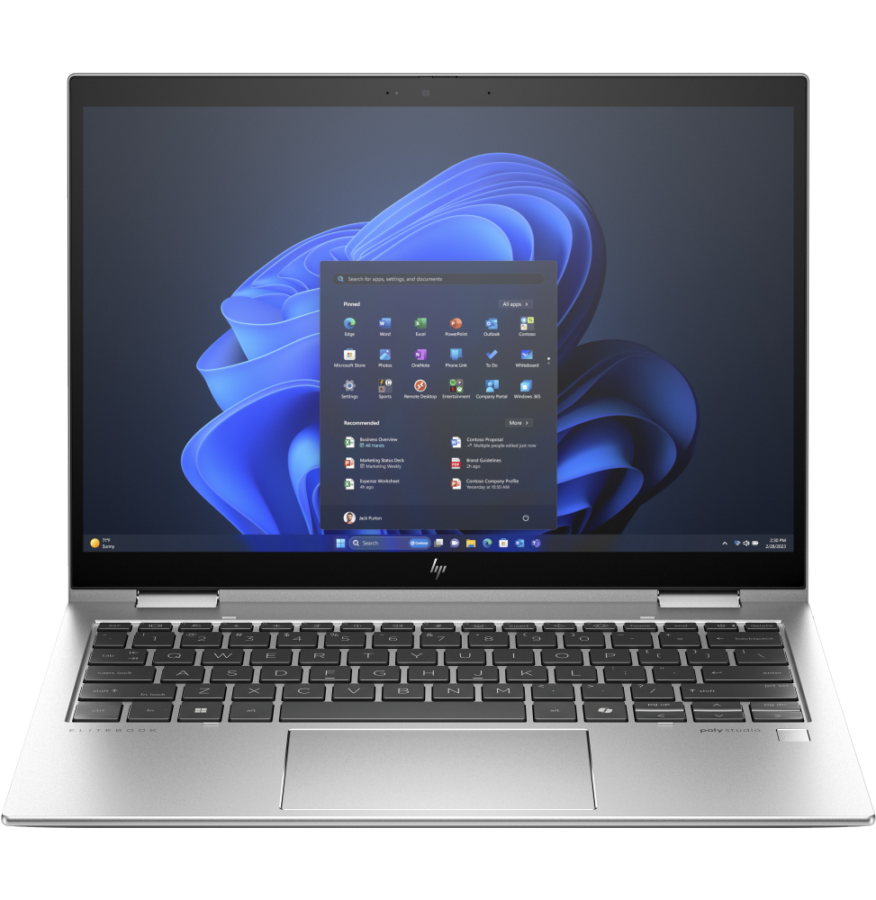 970P6ET HP ENVY x360 830 G11 Intel Core Ultra 7 155U Ibrido (2 in 1) 33,8 cm (13.3") Touch screen WU