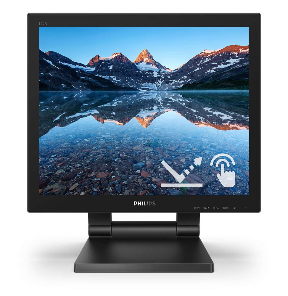 Philips 172B9TL/00 Monitor PC 43,2 cm (17") 1280 x 1024 Pixel Full HD LCD Touch screen Nero
