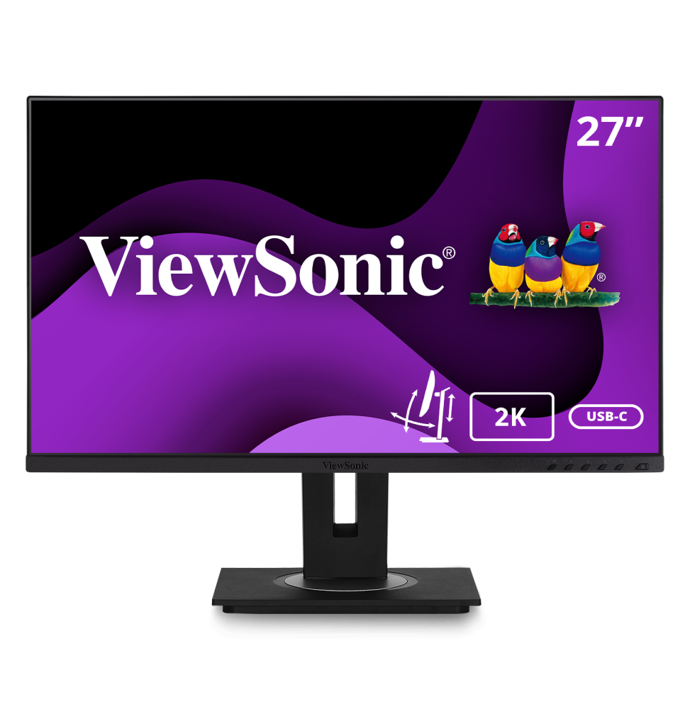 Viewsonic VG2756-2K Monitor PC 68,6 cm (27") 2560 x 1440 Pixel Full HD LED Nero