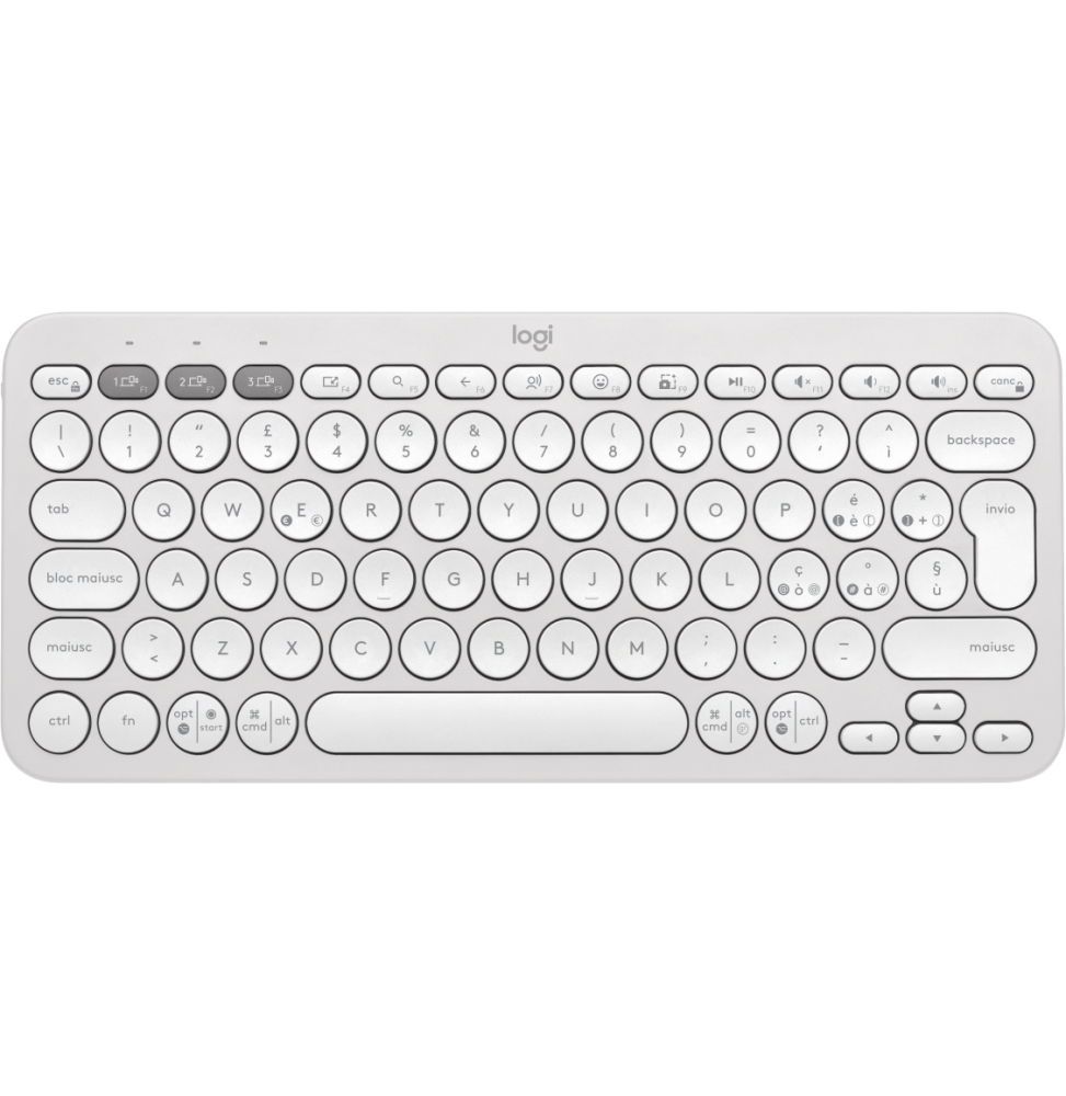920-011820 Logitech Pebble Keys 2 K380s tastiera Universale RF senza fili + Bluetooth QWERTY Italian