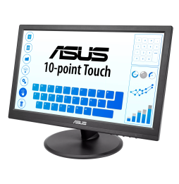 ASUS VT168HR Monitor PC 39,6 cm (15.6") 1366 x 768 Pixel WXGA LED Touch screen Nero