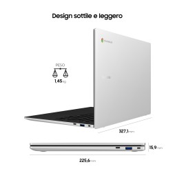 XE340XDA-KA1IT Samsung Galaxy Chromebook Go Intel® Celeron® N N4500 35,6 cm (14") HD 4 GB LPDDR4x-SD