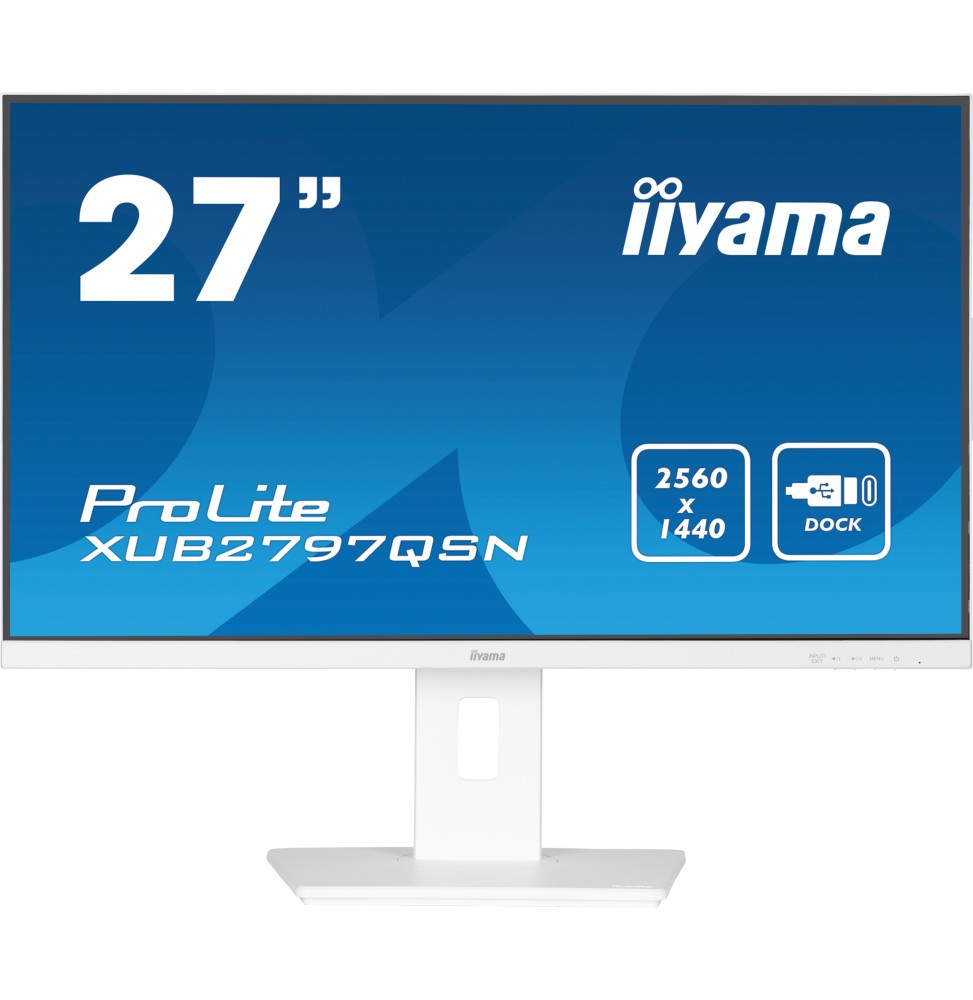 iiyama ProLite XUB2797QSN-W1 Monitor PC 68,6 cm (27") 1920 x 1080 Pixel Full HD LED Bianco