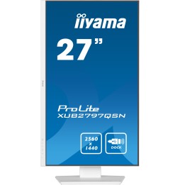 iiyama ProLite XUB2797QSN-W1 Monitor PC 68,6 cm (27") 1920 x 1080 Pixel Full HD LED Bianco