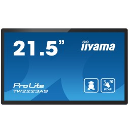 iiyama ProLite TW2223AS-B2 Monitor PC 54,6 cm (21.5") Full HD Touch screen Nero