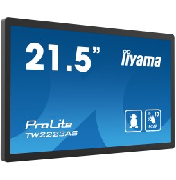 iiyama ProLite TW2223AS-B2 Monitor PC 54,6 cm (21.5") Full HD Touch screen Nero