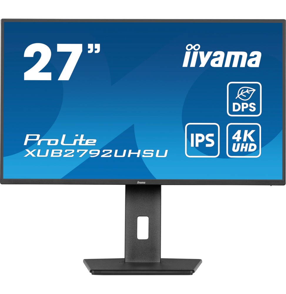 iiyama ProLite XUB2792UHSU-B6 Monitor PC 68,6 cm (27") 3840 x 2160 Pixel Dual UHD LED Nero