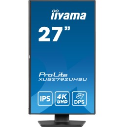 iiyama ProLite XUB2792UHSU-B6 Monitor PC 68,6 cm (27") 3840 x 2160 Pixel Dual UHD LED Nero