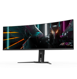 4719331855680 GIGABYTE AORUS Monitor da gioco curvo CO49DQ OLED - 5120x1440 (DQHD), 1800R, 144Hz, 0,
