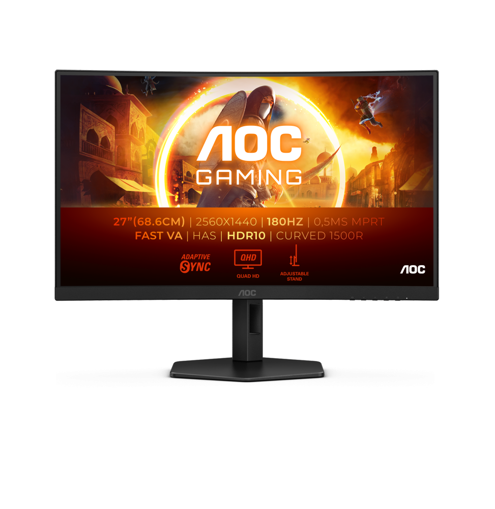 AOC G4 CQ27G4X Monitor PC 68,6 cm (27") 2560 x 1440 Pixel Quad HD LCD Nero