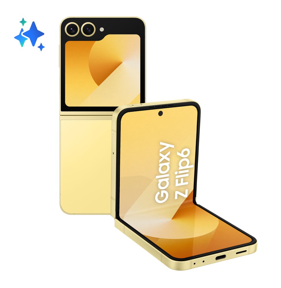 SM-F741BZYHEUE Samsung Galaxy Z Flip6 Smartphone AI, 512GB, RAM 12GB, Display 3,4" SAMOLED/6,7" Dyna