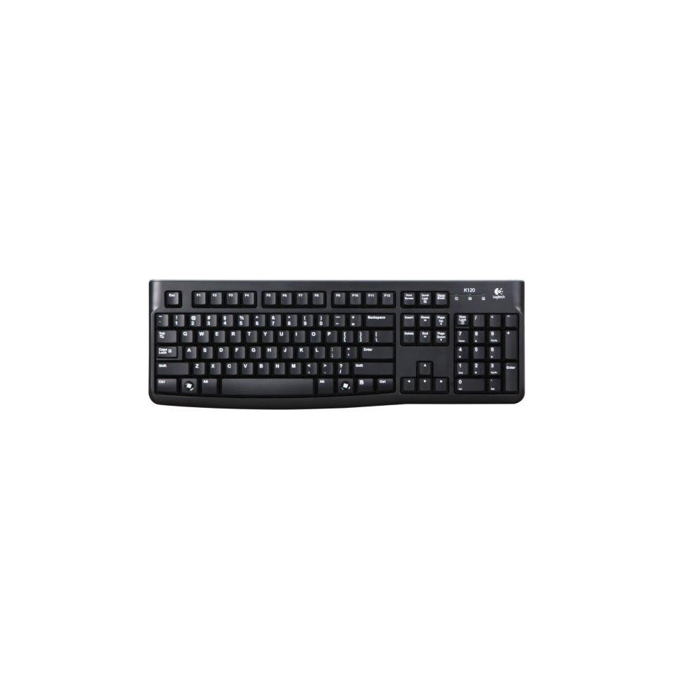 920-002528 Logitech Keyboard K120 for Business tastiera USB Nordic Nero