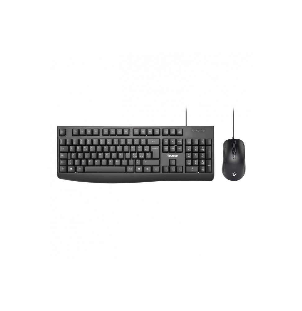 KM-821 Vultech Kit Tastiera E Mouse Con Filo USB