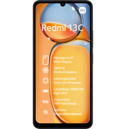 MZB0GXMEU Xiaomi Redmi 13C 17,1 cm (6.74") Doppia SIM Android 13 4G USB tipo-C 4 GB 128 GB 5000 mAh