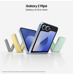 SM-F741BZSHEUE Samsung Galaxy Z Flip6 Smartphone AI, 512GB, RAM 12GB, Display 3,4" SAMOLED/6,7" Dyna