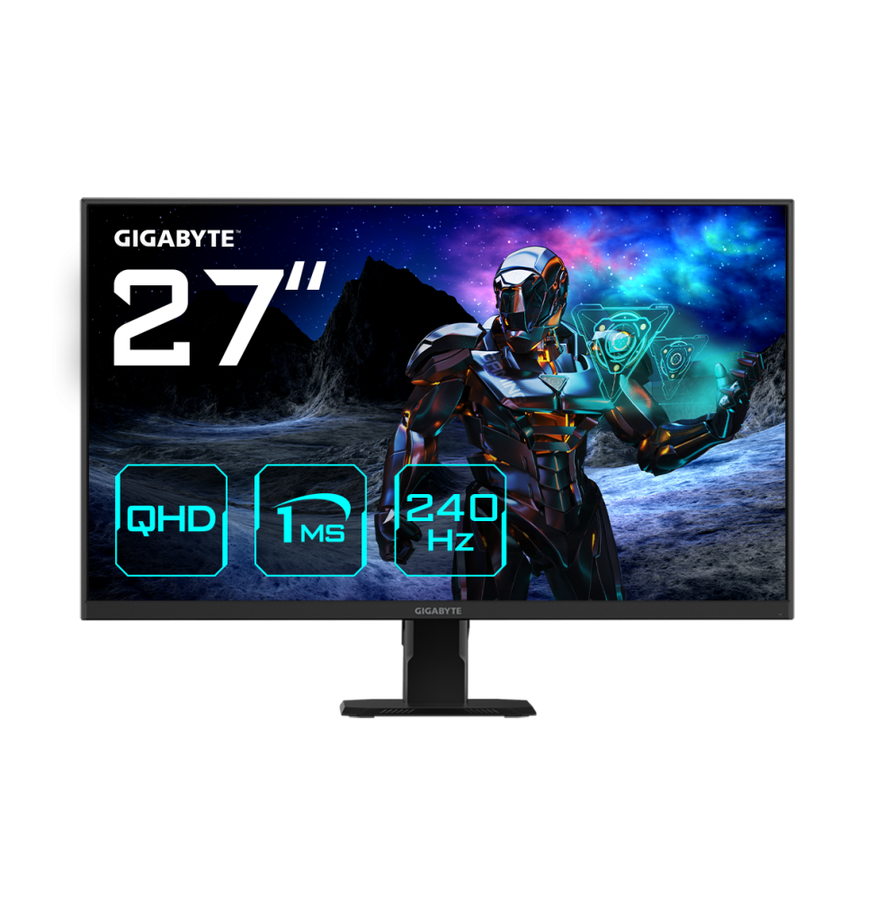 GIGABYTE Monitor da gaming GS27Q X 27" QHD - 2560 x 1440 (QHD), 2440Hz, 1ms, 250 cd/m², FreeSync Pre