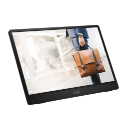 9S6-3PB70H-021 MSI PRO MP161DE E2 Monitor PC 39,6 cm (15.6") 1920 x 1080 Pixel Full HD LED Nero