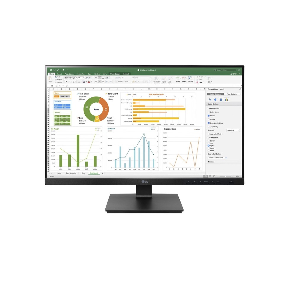 24BN65YP-B.AEU LG 24BN65YP-B Monitor PC 61 cm (24") 1920 x 1080 Pixel Full HD LED Nero