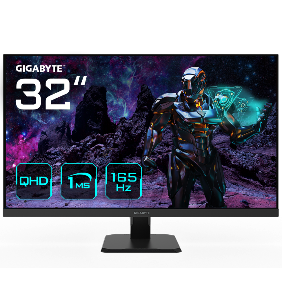GIGABYTE GS32Q 31.5" Monitor da gioco QHD - 2560 x 1440 (QHD), 165Hz, 1ms, 300 cd/m², FreeSync Premi