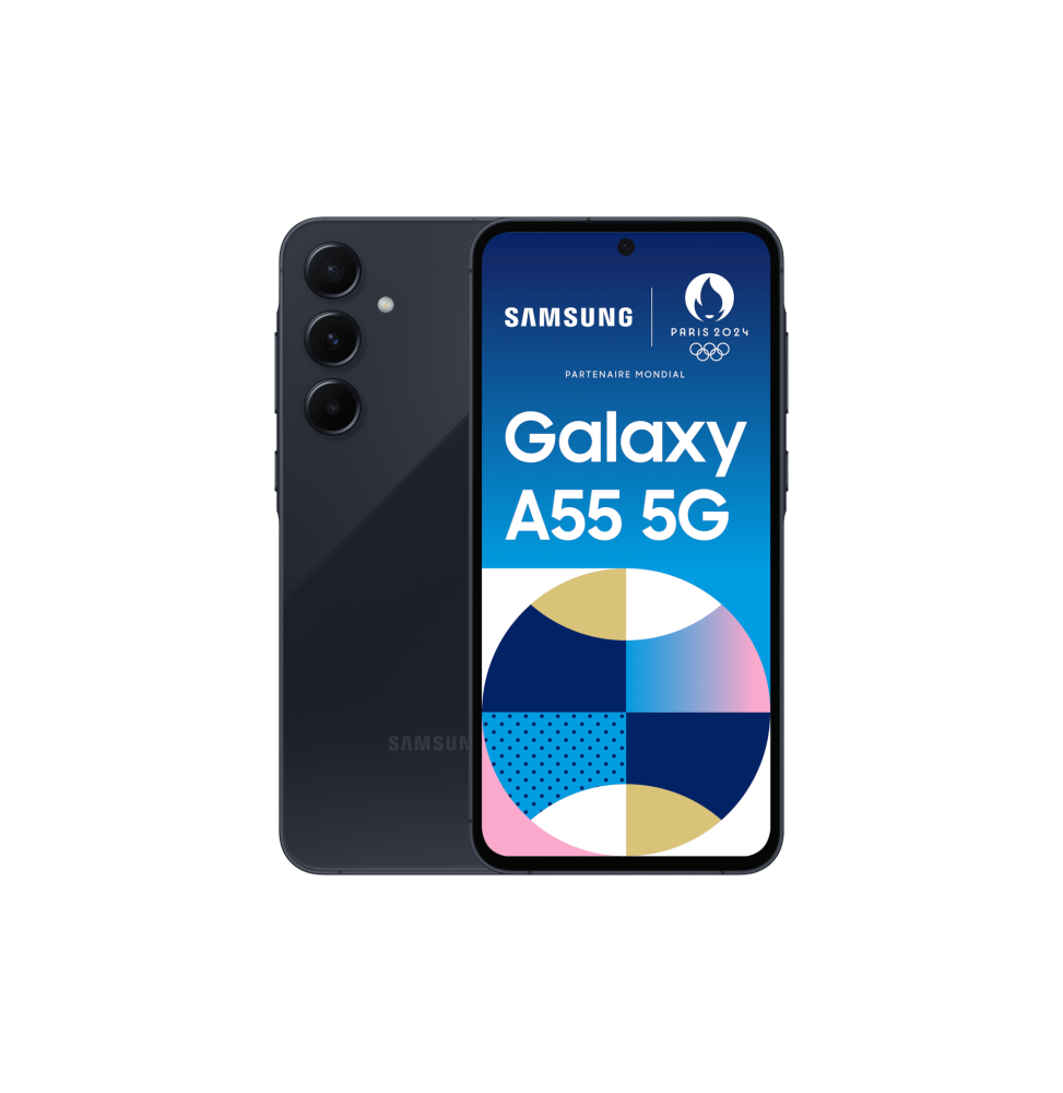 SM-A556BZKCEUB Samsung Galaxy A55 5G 16,8 cm (6.6") Dual SIM ibrida Android 14 USB tipo-C 8 GB 256 G