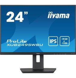 iiyama ProLite XUB2495WSU-B5 Monitor PC 61,2 cm (24.1") 1920 x 1200 Pixel WUXGA LCD Nero