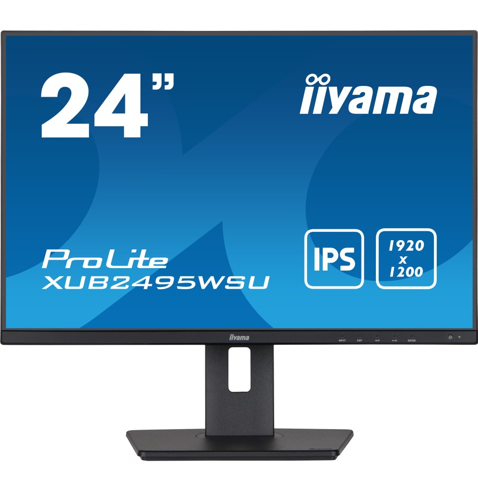 iiyama ProLite XUB2495WSU-B5 Monitor PC 61,2 cm (24.1") 1920 x 1200 Pixel WUXGA LCD Nero