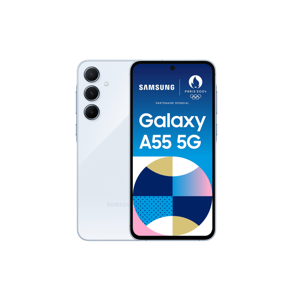 SM-A556BLBCEUB Samsung Galaxy A55 5G 16,8 cm (6.6") Dual SIM ibrida Android 14 USB tipo-C 8 GB 256 G