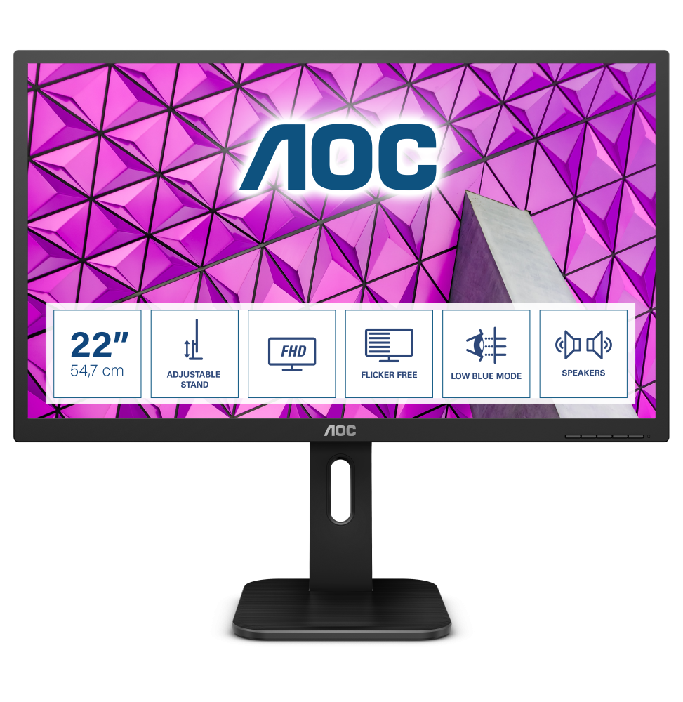 AOC P1 22P1D LED display 54,6 cm (21.5") 1920 x 1080 Pixel Full HD Nero