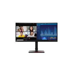 62DCRAT3EU Lenovo ThinkVision P34w-20 LED display 86,7 cm (34.1") 3440 x 1440 Pixel Wide Quad HD Ner