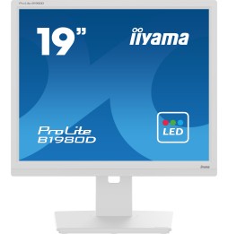 iiyama ProLite B1980D-W5 Monitor PC 48,3 cm (19") 1280 x 1024 Pixel SXGA LCD Bianco